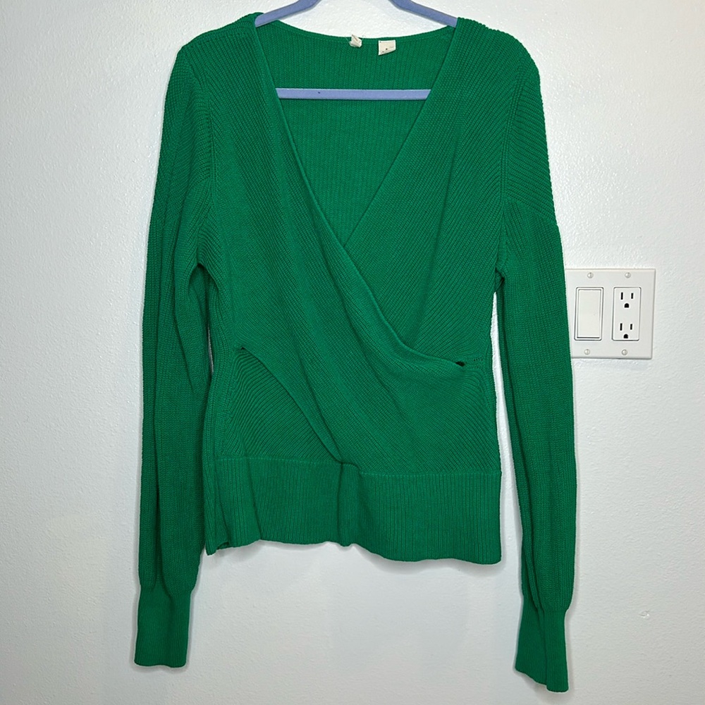 Moth x Anthropologie Green Sweater
